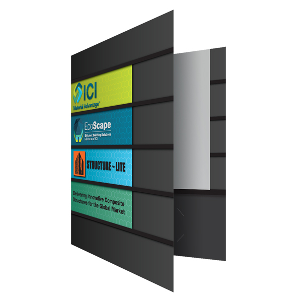 Custom Printed 2 Pocket Reinforced 3 Ring Binder