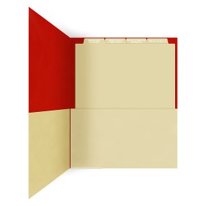 Pocket Folder with Files