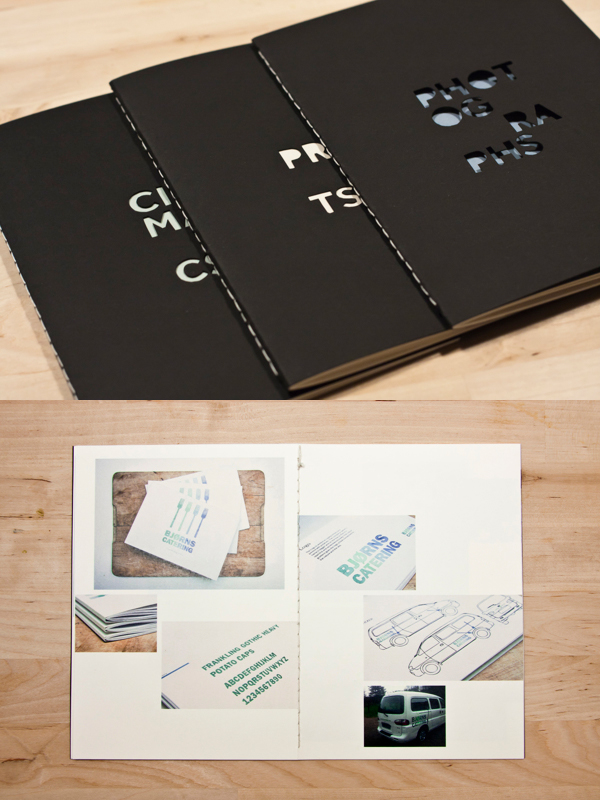 graphic design physical portfolio