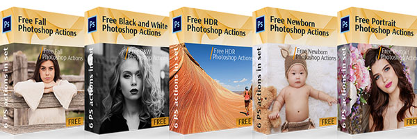 Free Photoshop Actions by FixThePhoto