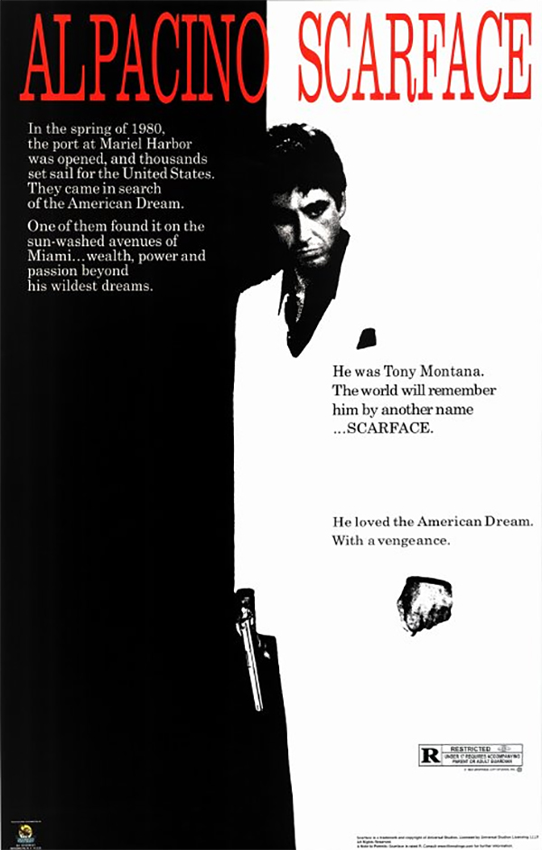 who designed the scarface poster