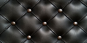 Luxurious Black Leather Upholstery