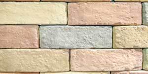 Stone Bricks Various Colors Background