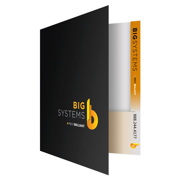 Folder Design: Big Presentation Folders for Big Systems Printing