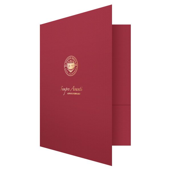 Folder Design: School Pocket Folders for Justin-Siena Catholic High