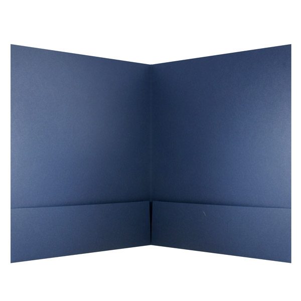 Claybar Blue Pocket Folder (Inside View)