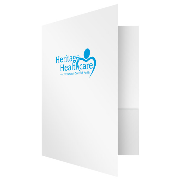 Design: Rehabilitation Center Presentation Folders - Heritage Healthcare