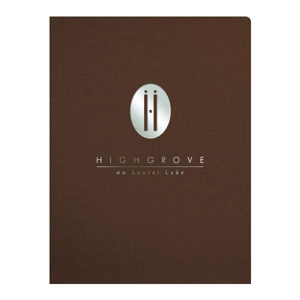 Highgrove Wedding Venue Presentation Folder (Front View)