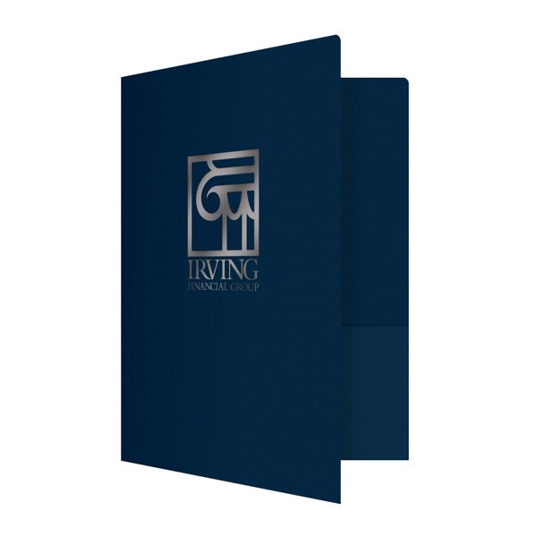 Irving Financial Group Presentation Folder (Front Open View)