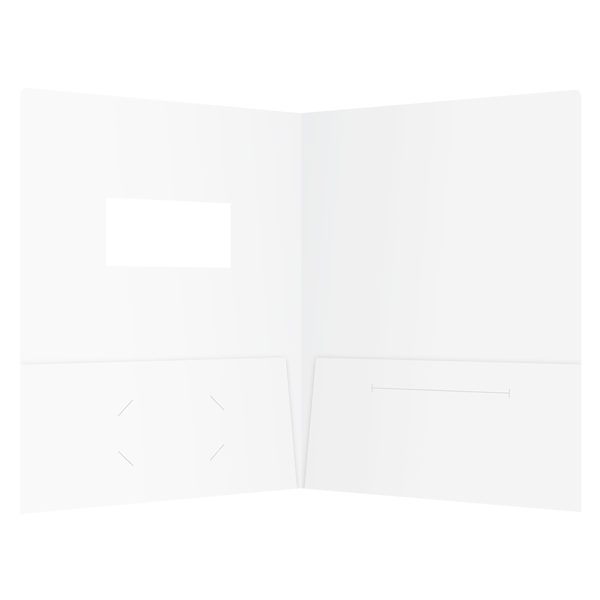 Kinetix Technologies Die Cut Window Folder (Inside View)