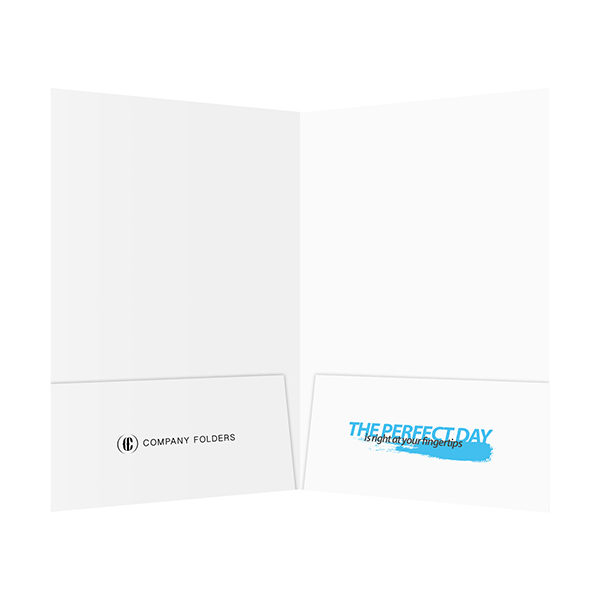 Perfect Day Travel Documents Folder Template (Inside View)