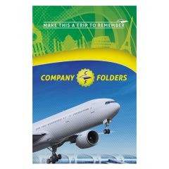 Trip to Remember Travel Pocket Folder Template (Front View)