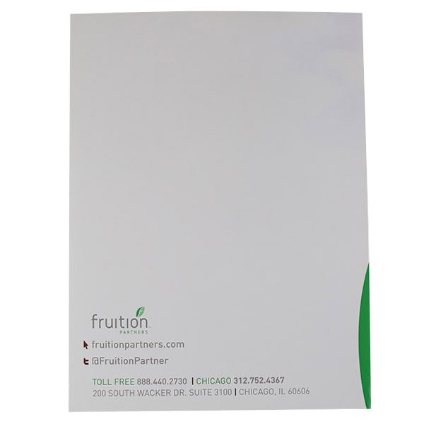 Fruition Partners Technology Pocket Folder (Back View)