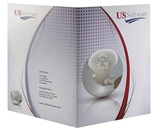 US Software Pocket Folder (Front and Back View)