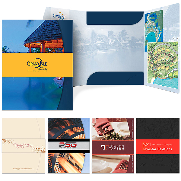 Presentation Folder & Business Cards Package | Custom Printed