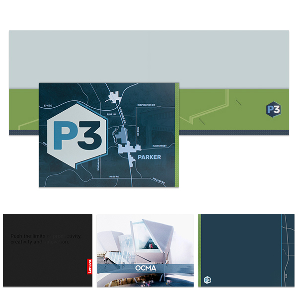 Two-Pocket Landscape Presentation Folder | Custom Printed