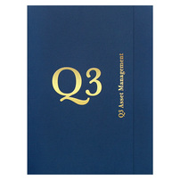 One Pocket Folders Printed for Q3 Asset Management