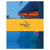 Branded Tri-Fold Folders for Grand Isle Resort & Spa
