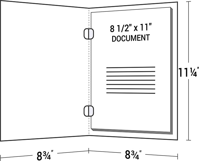 Custom Printed Tax Return & Report Cover w/ Tabs