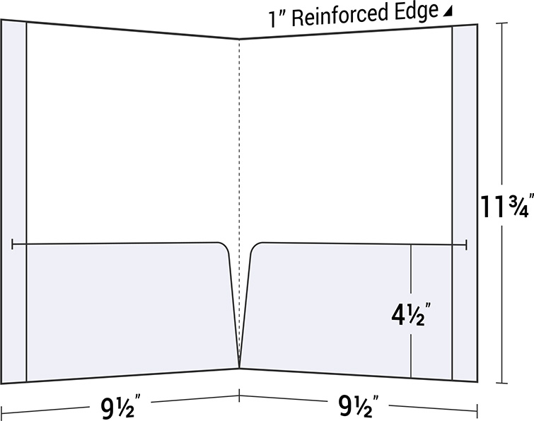 Custom Printed Reinforced 2 Pocket Presentation Folder