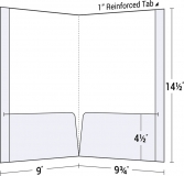 Legal Size File Folders for Attorneys – Custom Printed 9x14 Folders