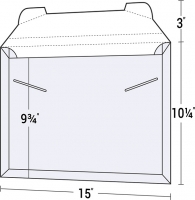 Expandable Portfolio Envelope - Legal Size - Custom Folder Envelopes